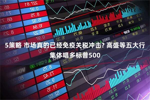 5策略 市场真的已经免疫关税冲击? 高盛等五大行集体唱多标普500
